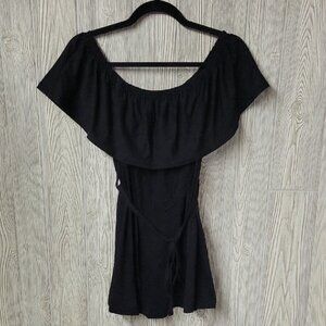 Times Two Black Off The Shoulder Maternity Top Womens Maternity Size Small NWT